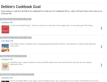 Tablet Screenshot of cookbookgoal.blogspot.com