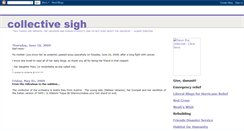 Desktop Screenshot of collectivesigh.blogspot.com
