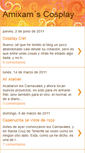 Mobile Screenshot of amixamscosplay.blogspot.com