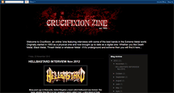 Desktop Screenshot of crucifixionzine.blogspot.com