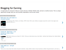 Tablet Screenshot of bloggingforearning.blogspot.com