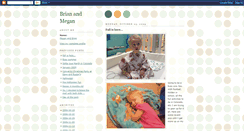 Desktop Screenshot of brian-and-megan.blogspot.com