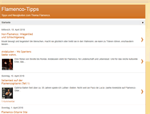 Tablet Screenshot of flamenco-tipps.blogspot.com