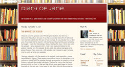 Desktop Screenshot of diary-of-jane.blogspot.com