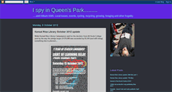 Desktop Screenshot of i-spy-in-queenspark.blogspot.com