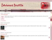 Tablet Screenshot of ediciones-frutilla.blogspot.com