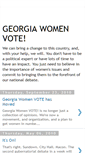 Mobile Screenshot of georgiawomenvote.blogspot.com