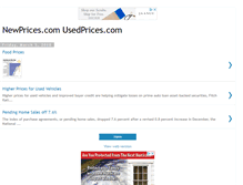 Tablet Screenshot of newandusedprices.blogspot.com