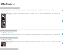 Tablet Screenshot of 88fashionlove.blogspot.com