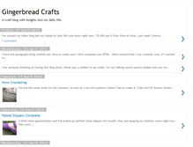 Tablet Screenshot of gingerbreadcrafts.blogspot.com