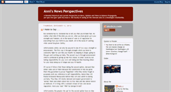 Desktop Screenshot of annis47news.blogspot.com