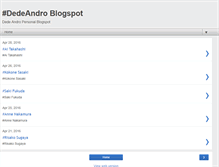 Tablet Screenshot of dedeandro.blogspot.com