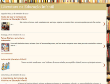 Tablet Screenshot of literaturanaeducaoinfantil.blogspot.com