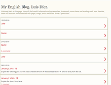 Tablet Screenshot of myenglishpageluisdiez.blogspot.com