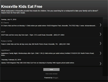 Tablet Screenshot of knoxvillekidseatfree.blogspot.com