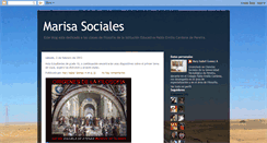 Desktop Screenshot of marisasociales.blogspot.com