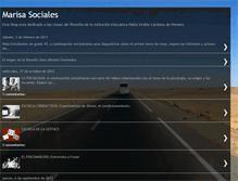 Tablet Screenshot of marisasociales.blogspot.com
