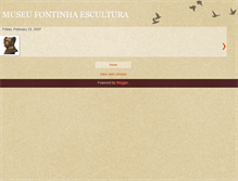 Tablet Screenshot of museufontinhaescultura.blogspot.com