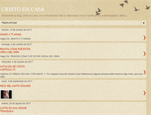 Tablet Screenshot of cristoeencasa.blogspot.com