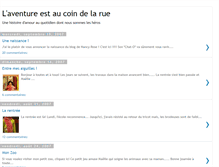 Tablet Screenshot of laventure-est-au-coin-de-la-rue.blogspot.com