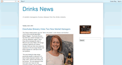 Desktop Screenshot of drinksnews.blogspot.com