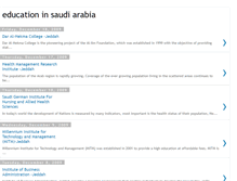 Tablet Screenshot of educationinsaudiarabia.blogspot.com