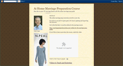 Desktop Screenshot of onlinemarriagepreparation.blogspot.com