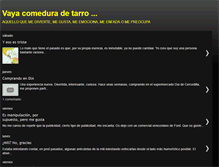 Tablet Screenshot of comeduradetarro.blogspot.com