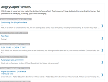 Tablet Screenshot of angrysuperheroes.blogspot.com