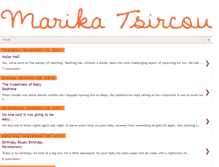 Tablet Screenshot of marikasmusings.blogspot.com