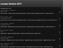 Tablet Screenshot of europefashion2011.blogspot.com