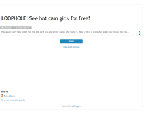 Tablet Screenshot of hotcamgirlsloophole.blogspot.com