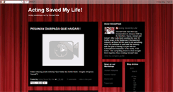 Desktop Screenshot of actingsavedmylife.blogspot.com