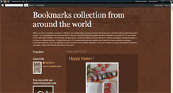 Desktop Screenshot of bookmarkscollection.blogspot.com