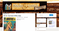 Desktop Screenshot of bookscomics.blogspot.com