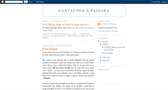Desktop Screenshot of cantautorapaisana.blogspot.com