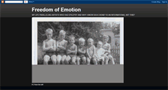 Desktop Screenshot of freedomofemotion.blogspot.com