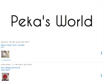 Tablet Screenshot of pekasworld.blogspot.com
