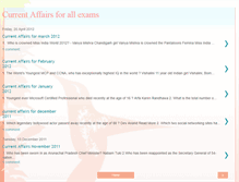 Tablet Screenshot of currentaffairsforallexams.blogspot.com