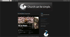 Desktop Screenshot of churchsimplified.blogspot.com