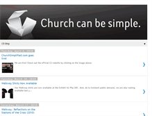 Tablet Screenshot of churchsimplified.blogspot.com