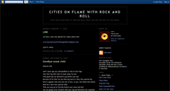 Desktop Screenshot of citiesonflamewithrockandroll.blogspot.com