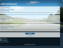 Tablet Screenshot of gattoverdeacqua.blogspot.com