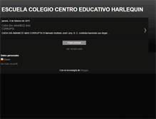 Tablet Screenshot of escuelacentroeducativoharlequin.blogspot.com