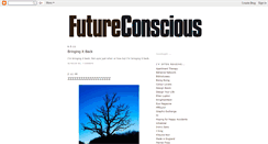 Desktop Screenshot of futureconscious.blogspot.com