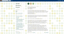 Desktop Screenshot of mazy-business-project.blogspot.com