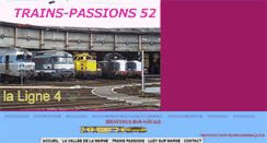 Desktop Screenshot of passionsdestrains.blogspot.com