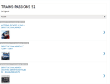 Tablet Screenshot of passionsdestrains.blogspot.com