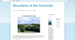 Desktop Screenshot of carolinatravelplannermountains.blogspot.com