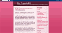 Desktop Screenshot of misswisconsin.blogspot.com